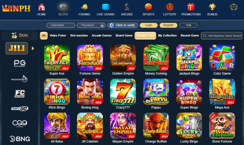 Winph slot lobby